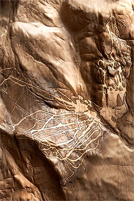 Mount Mansfield topographic relief map