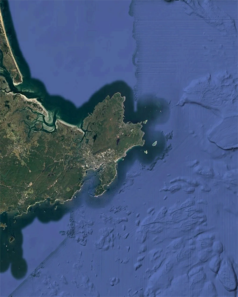 Raw terrain elevation data